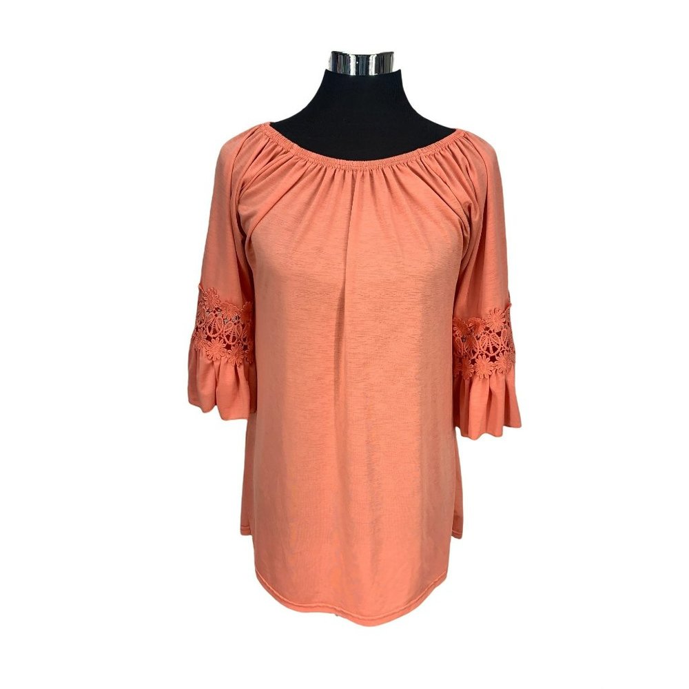 Win Win Coral Bell Sleeve Size S/M‎ Tunic